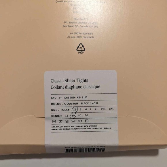 Sheertex Classic Sheer Tights - Picture 3 of 8